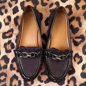 Coach Fortunata women's slip on Loafer's 6.5 B